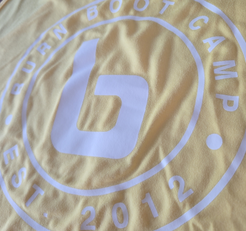 Burn Boot Camp Women's Yellow Logo Tank Top
